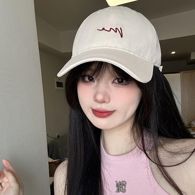 Four-season Hat for Women with Large Head Circumference, Trendy Baseball Cap for Men, Unique Design, Versatile Sports Cap, Korean Style Duckbill Cap