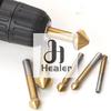 6Pcs 3 Flute 90 Degree High Speed Steel Deburr Hole End Mill Counter Sink Chamfer Bore Tool For Metal Wood Countersink Drill Bit
