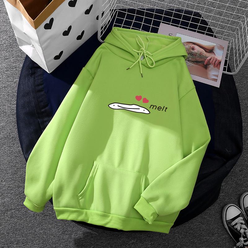 2022 Europäisch-Amerikanisches Lockeres Baumwoll-Sweatshirt für Damen für Frühling/Herbst