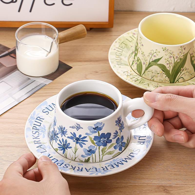 Керамическая кружка, парная чашка, изысканная кофейная чашка