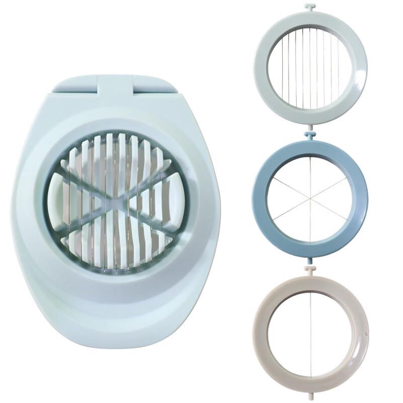 RuHan 3-in-1 Stainless Steel Multifunctional Egg & Fruit Slicer