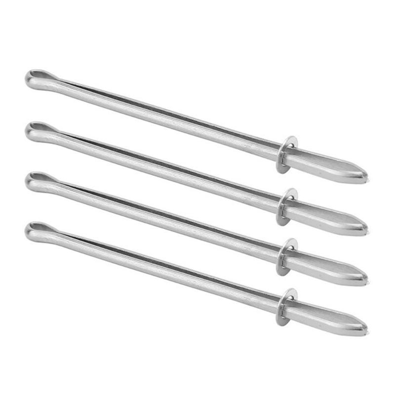 4Pcs Metal Elastics Cord Threader for Sewing Projects Smooths Designs Tool