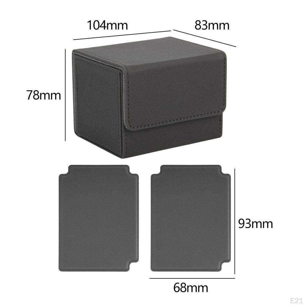 Scatola Mazzo Carte Custodia Carte Protettore Premium Custodia con Sleeves