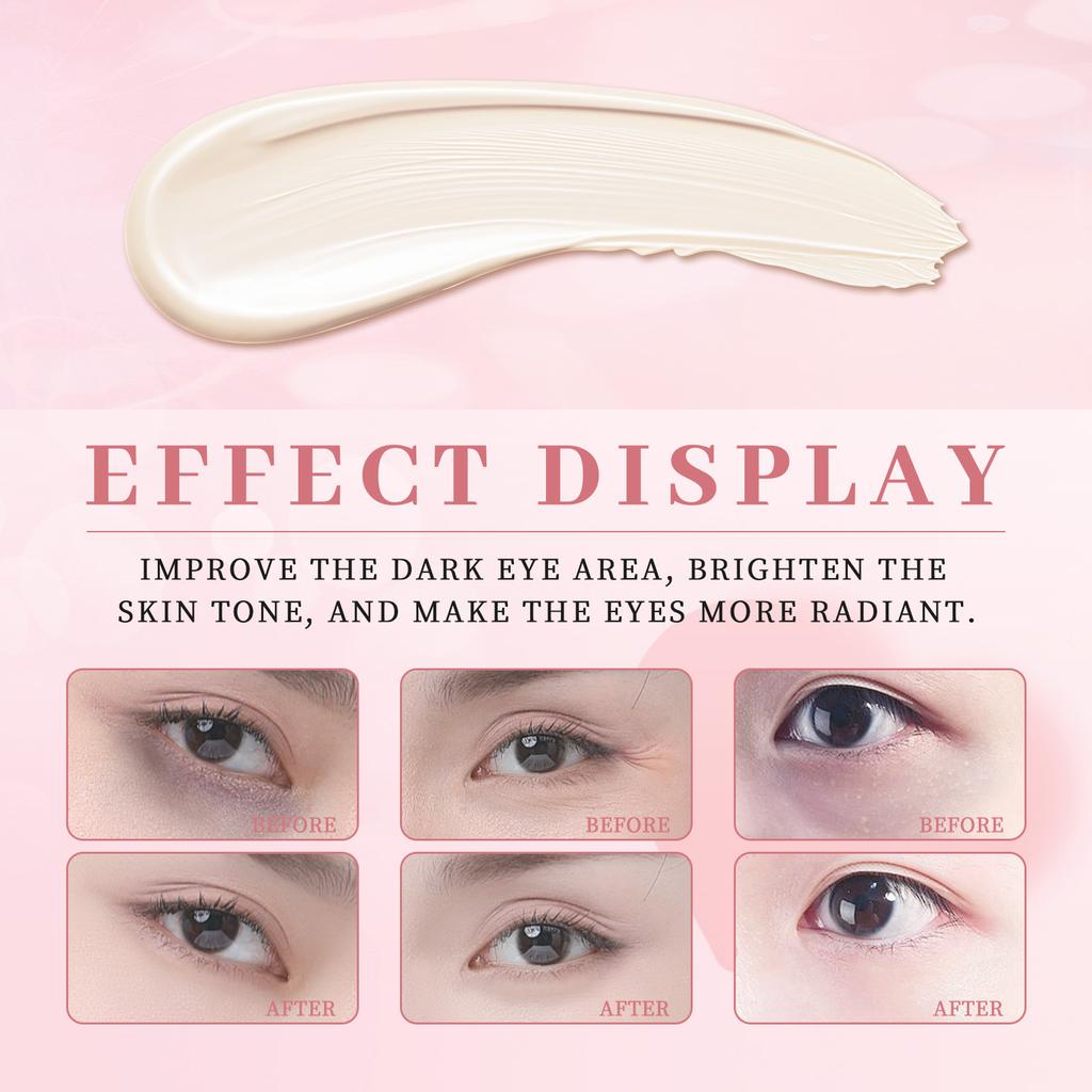Electric Massage Polypeptide Eye Cream, 50g Eye Cream with Vibration Massage Head