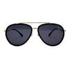 Burberry Modern Aviator Polarized Sunglasses Plate Plus Metal Aviator Sunglasses Men's