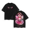 2026 Vintage-Wasch-T-Shirt Dämonentöter Anime Mann Frau Kurzarm-T-Shirt Streetwear Locker Freizeit-Oberteile Sommer Y2k 2026