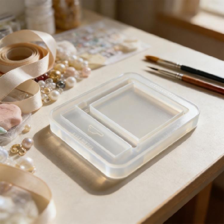 Wiederverwendbare Silikon-Bastelform Puppenboxen Formen Silikonstruktur Geeignet für Geschenkboxen Einfaches Entformen Design Waschbar