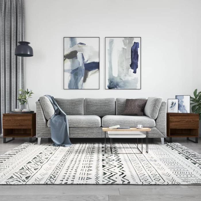 VidaXL Coffee Tables 2 Pcs Brown Oak 50x46x50 Cm Engineered Wood 830939