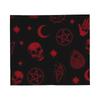 Halloween Blanket Flannel Gothic Bats Ghosts Witch Soft Throw Blanket for Home Couch Bed Rug