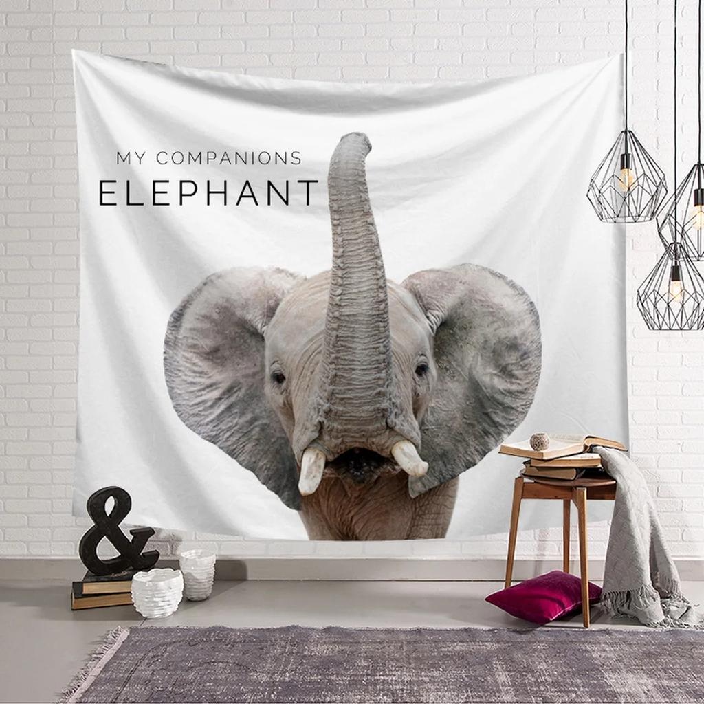 Various Animals Zebra Koala Decorative Tapestry Home Wall Decor Office Living Room Tapestry