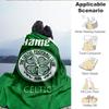 Coperta Personalizzata con Stemma Calcio Celtico Leggera Ideale per Letto Perfetta per Viaggi, Campeggio, Soggiorni, Divani, Regalo di Natale