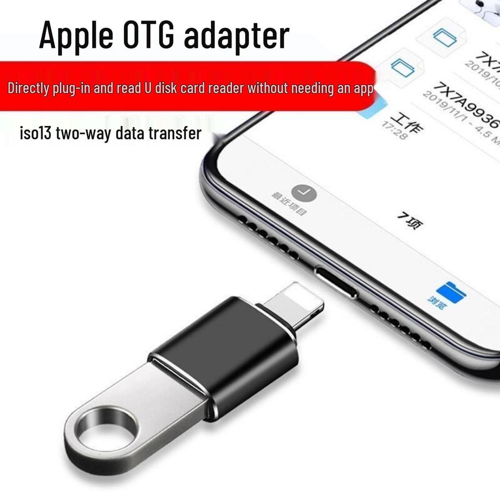 Kompatibilní OTG adaptér pro Apple Lightning na USB: Podporuje U Disk, Myš, Klávesnici, iPad a Tablet 14