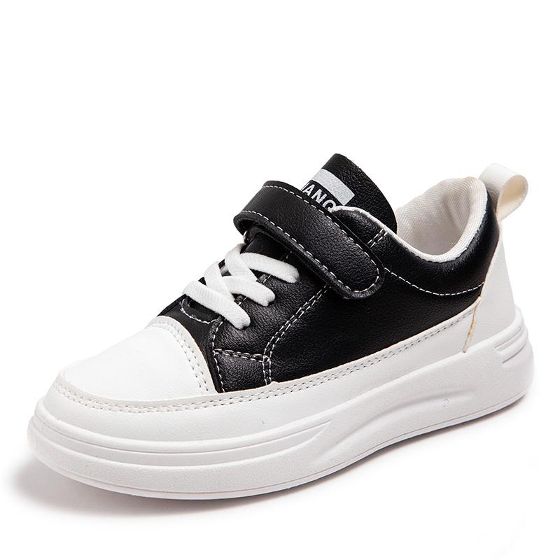 

Дитяче мінімалістичне та модне низьке взуття на липучці Спорт і відпочинок Маленьке біле взуття Дитяче взуття Взуття для дощок 37 чорний