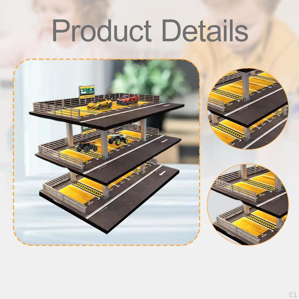 1/64 DIEACAST MODEL CAR ORGANIZER GARAGE DIORAMA DISPLAY DECOR TOPS TOP for Gifts Figures