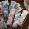 30sheet/set Aesthetic Chinese Style Bookmark for Kids Vintage Palace Tree Flroal Bookmark for Books Beauty Scenary Bookmark