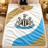 Coperta di Flanella Newcastle United Calcio Calda Morbida Plaid per Uso Interno Divano Letto Soggiorno