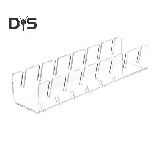 

Прямоугольный акриловый органайзер для бейсболок, подставка для кепок, прочная, несущая, экономящая место универсальная стойка для показа бейсболок