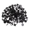 50Pcs Tattoo Pigment Ink Ring Cup Holder With Lid Cover Cap For Microblading