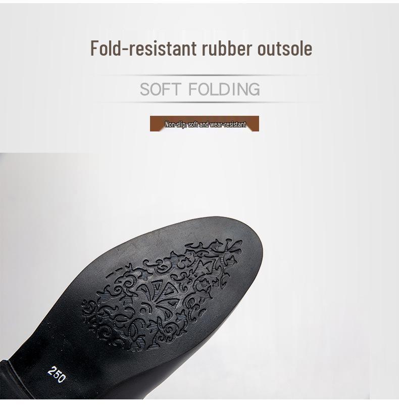 Men's Trendy Korean Slip-on Sandals: British-Style Backless Leather Shoes