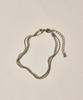 Novice Tokyo Cubic & Round Chain Anklet [Stainless] / Silver