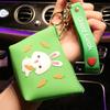 Cute Cartoon Silicone Coin Purse & Earphone Storage Keychain Pendant