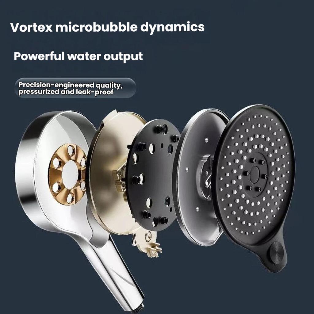 OPLSED Ultra-Powerful Air Pressure Shower Head, Coarse Hole Shower Head, Bathroom High-Pressure Showe