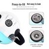 Transparent Water Ball: Inflatable, Weighted Fitness Ball with Handle for Exercise and Weightlifting