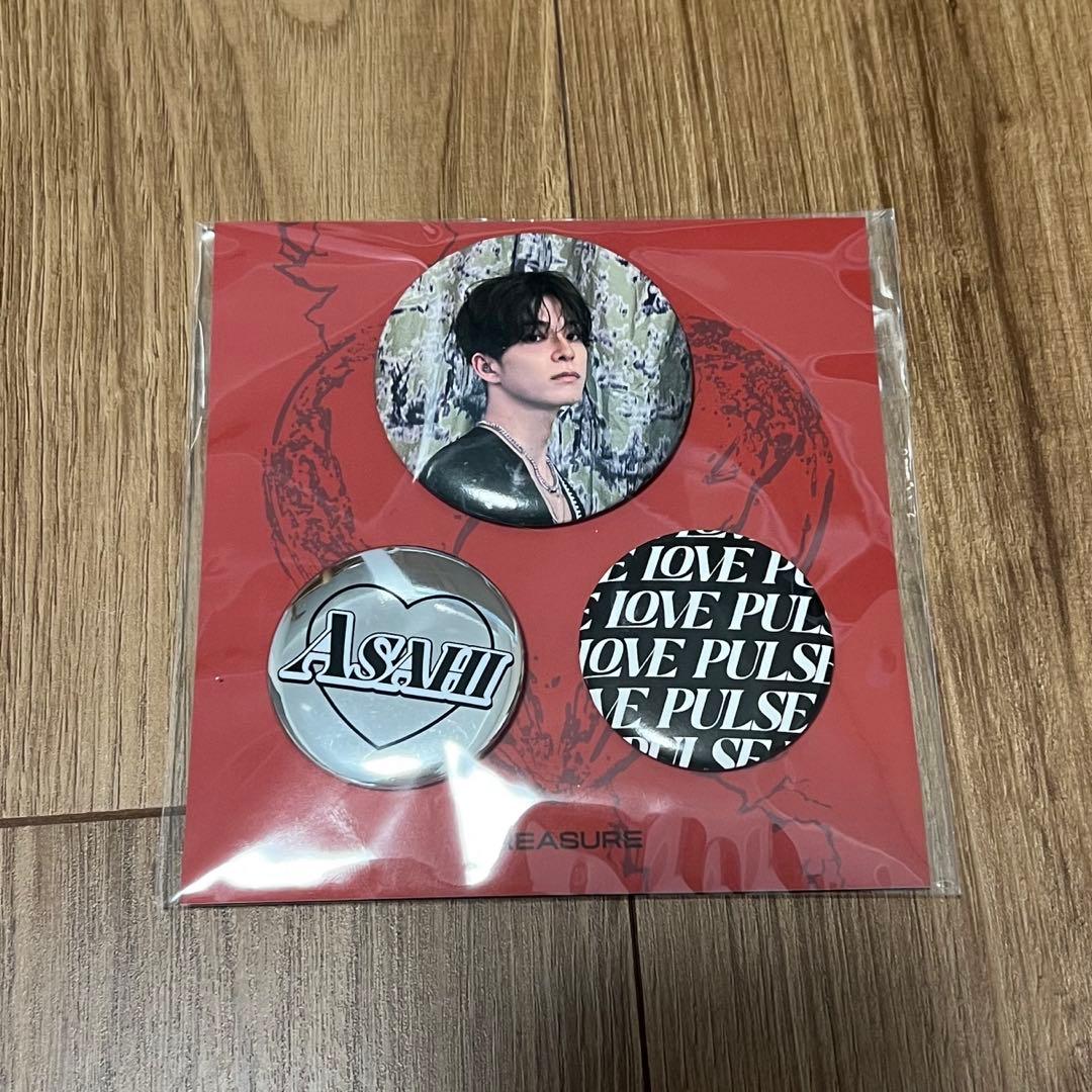[USED] Treasure Asahi Can Badge Korea popup lovepulse
