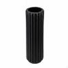 Vase with Ceramic Look Shatterproof Ribbed Lightweight for Simplicity Lovers, Florists, Living