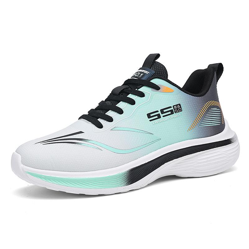 Autumn and Winter Large Size New Foreign Trade Sports Shoes Men's Red Rabbit Casual Running Shoes Lightweight Mesh Casual Shoes