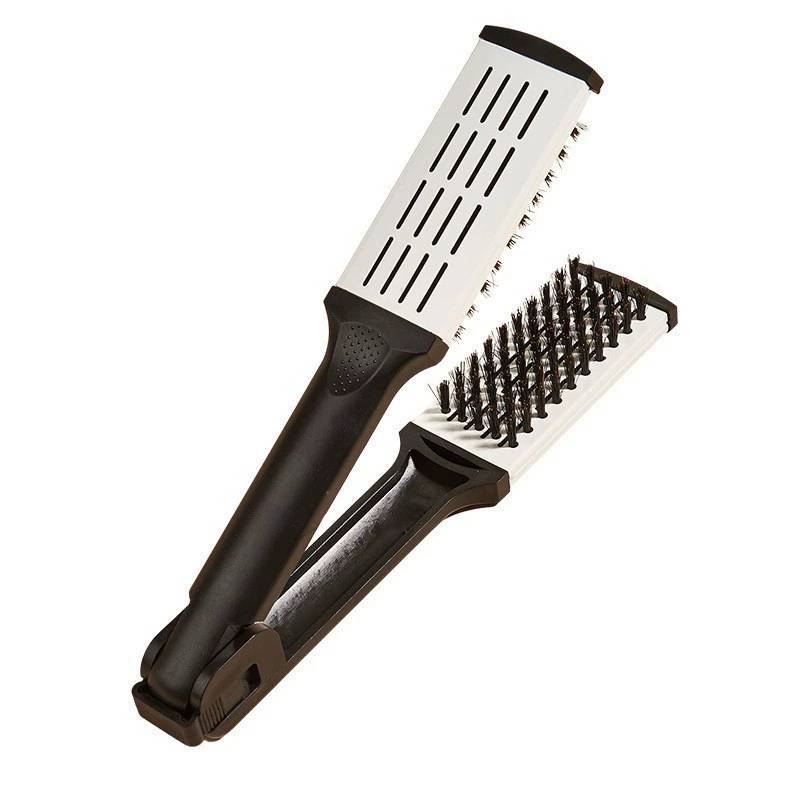 V Shaped Styling Comb With Abs Material For Women Hair Styling And Volume Boosting белый