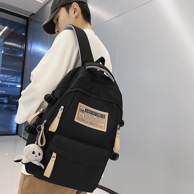 School bag backpack for girls, INS style student backpack, high school girls, college students, large capacity backpack for men