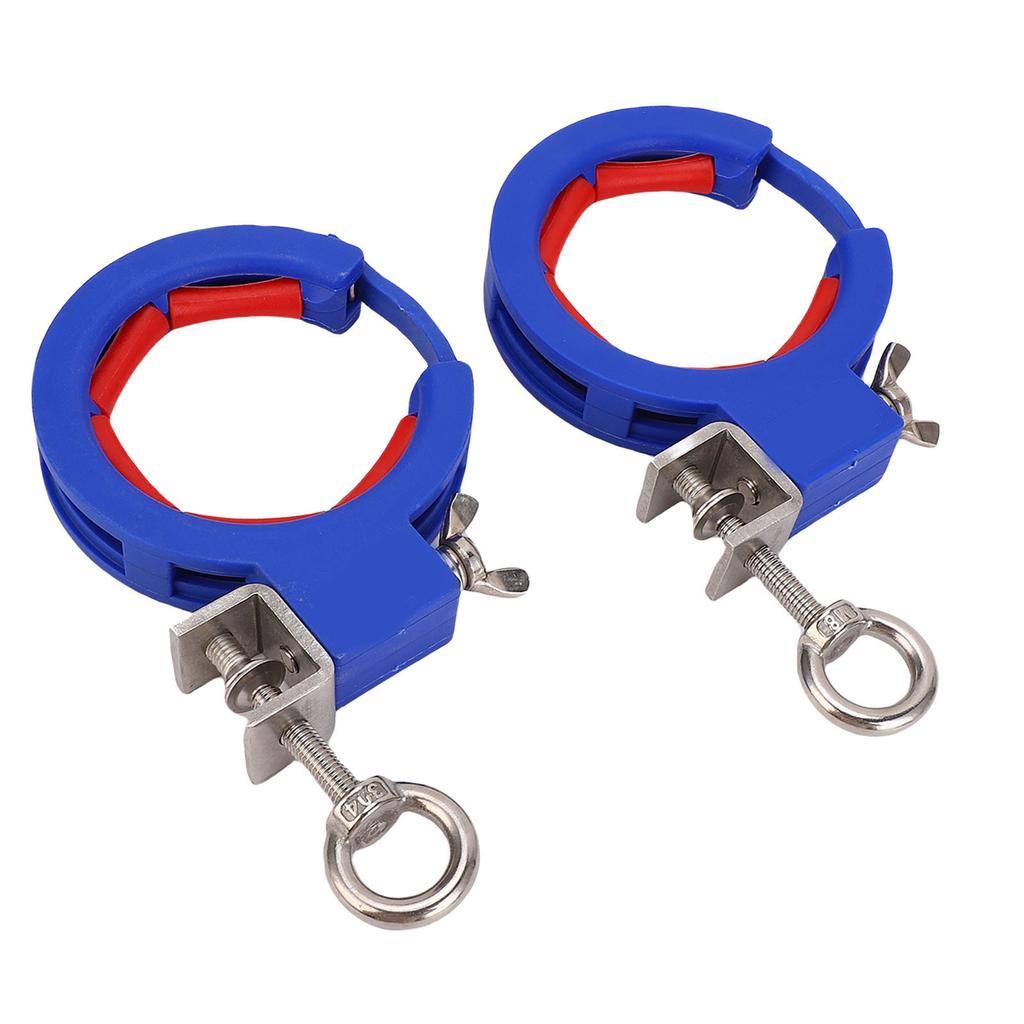 2PCS Cable Tray Roller Guide Thickened Nylon Stainless Steel Blue Adjustable Wire Threading Pulling Laying Pulley for