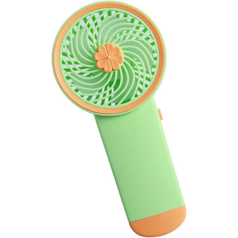 Portable Handheld Fan AM3 Battery Operated Quiet Cooling for Travel Office Camping Green