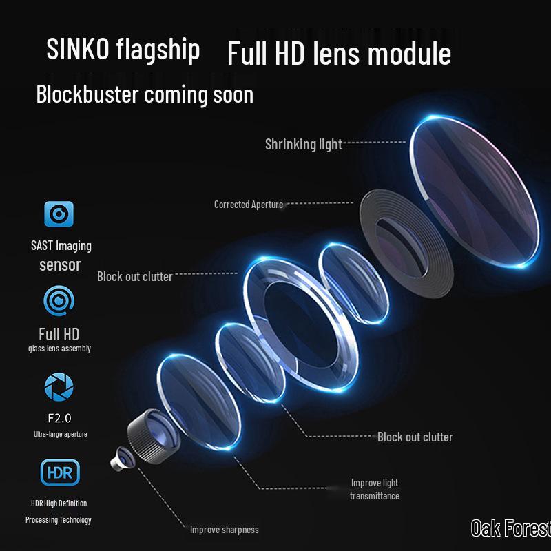 HD Night Vision Dash Cam: Dual Front and Rear Recording, Large Screen, with Parking Monitoring.