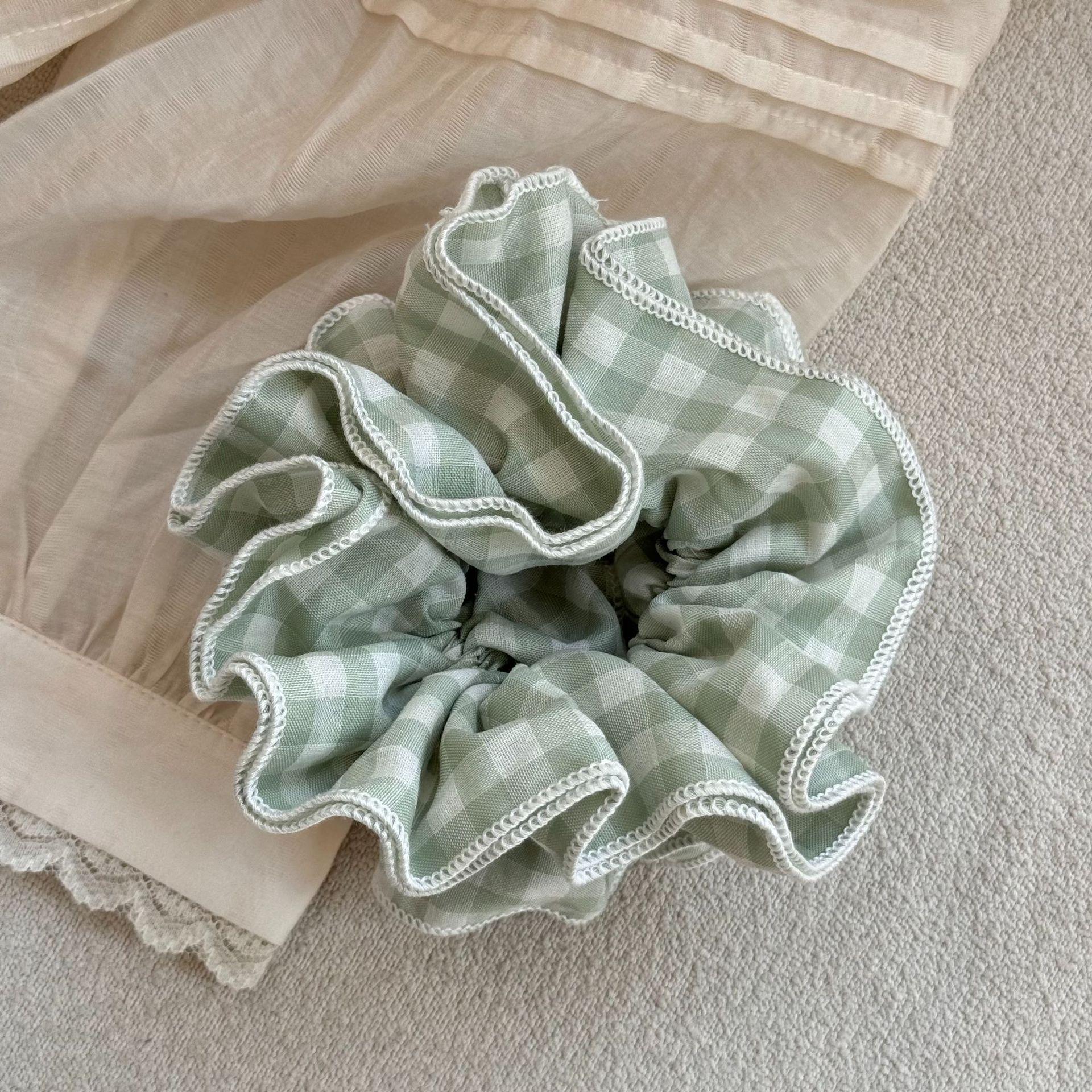 

Большие аксессуары для волос большие корейские резинки резинки для женщин девушки скранчи популярный винтажный фасинатор Головной убор мода новый