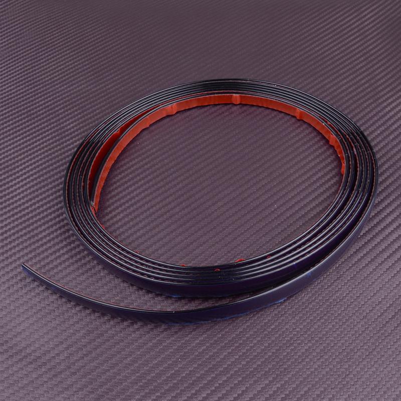 Black 3M*10mm Trim Molding Strip Decoration PVC for Car Body Door Side Protector Guard