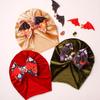 Halloween New Autumn and Winter Bow Baby Hat, Warm Funny Baby Fontanelle Hat, Children's Accessories
