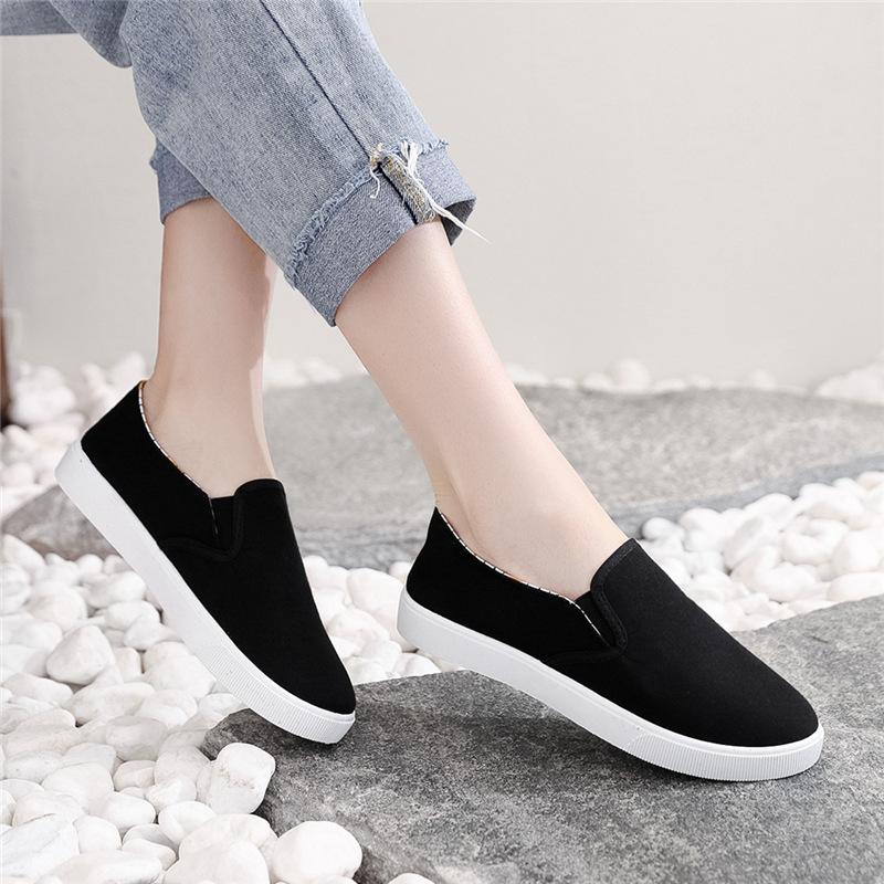 Nurse Shoes Women's White Flat-bottomed Non-slip Casual Shoes, Lightweight and Comfortable Shoes, White Shoes, Soft-soled Cloth Shoes
