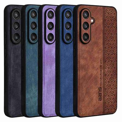 Bőrtok Samsung Galaxy C55 M55 tokhoz, ultravékony, kocka mintás, teljes védelmet nyújtó tok Samsung A05S A15 A25 A35 A55 5G tokhoz