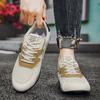 Luxusschuhe Herren Sommer Atmungsaktives Mesh Weiße Sneaker Neue Herren Trendschuhe Herren Tennis Casual Leichte Laufschuhe 2024