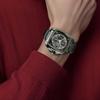 Seiko Chronograph Series Quartz Movement Watch Men's Watches Black Dial SNAB01J1
