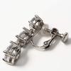by Yumi CZ Highest Quality Zirconia 3 8mm [Produced Katsura] Earrings, Stones, Dangling, Popular, Large, Gorgeous, 6mm, 7mm, (Earrings)