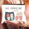 Medication Pouch Migraine Medication Bag Travel Pill Pouch,Chronic Illness Pills Coin Purse Storage Bags Pencil Beauty Case