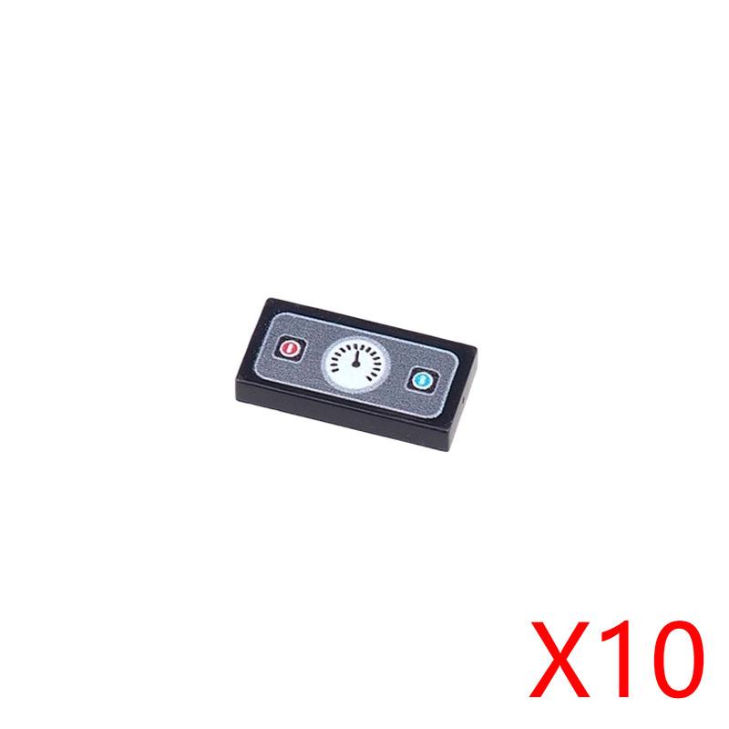 Scene Model Printing Accessories Building Blocks Dashboard Screen Keyboard Mouse Control Buttons Mini Compatible Brick Toy N08
