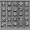 3D Relief Silicone Nail Art Molds Cartoon Animal Rabbit Cat Dog Design Diy Nail Art Decorations Transparent Manicure Template