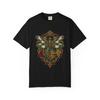 Dragonfly Winds the Emerald Heart Art Nouveau Clockwork T-Shirt Black
