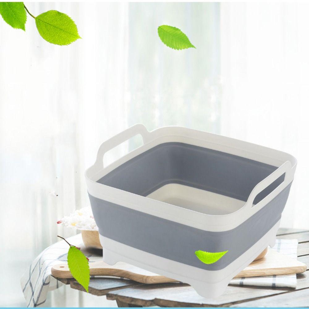 Thickening Vegetable Washing Basin Large Capacity Fruit Vegetable Baske Drain Basket  Picnic