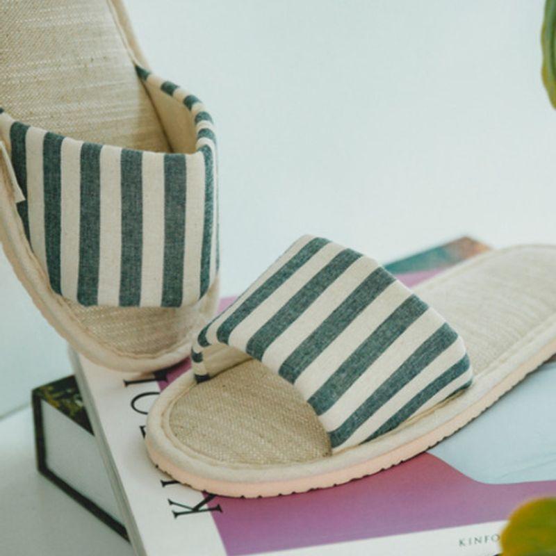 Sosomoso Line Living Room Slippers 2 Colors