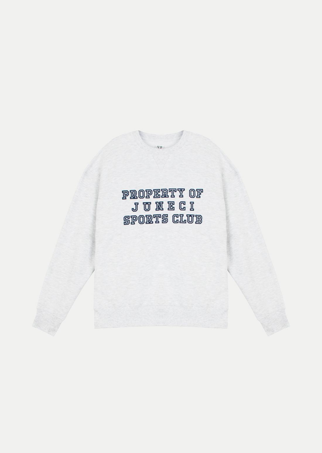 Junesi Sports Club Property Of Jsc Sweatshirts Property Of Jsc Sweatshirts (White Melange Grey) White Melange Grey/M